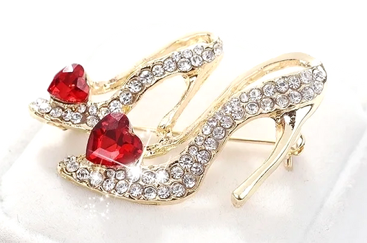 I Love Shoes Brooch