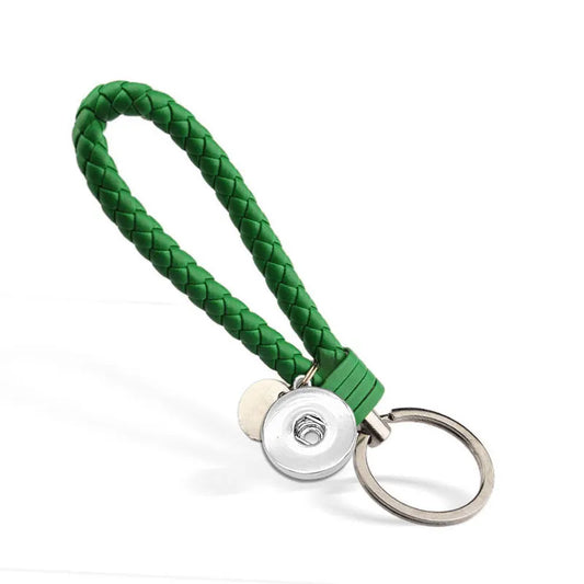 Braided Keychain - Green
